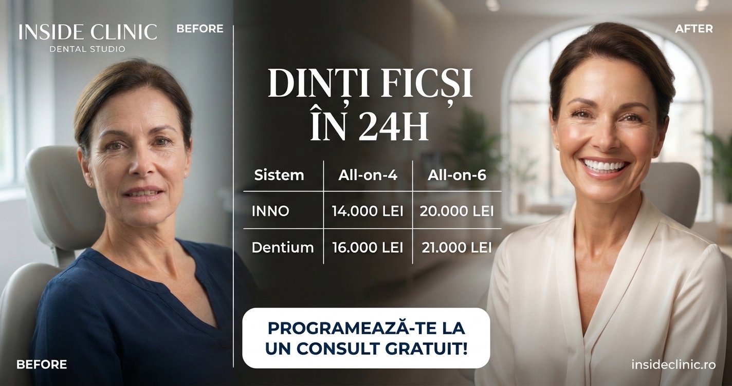dinti ficsi pe implanturi